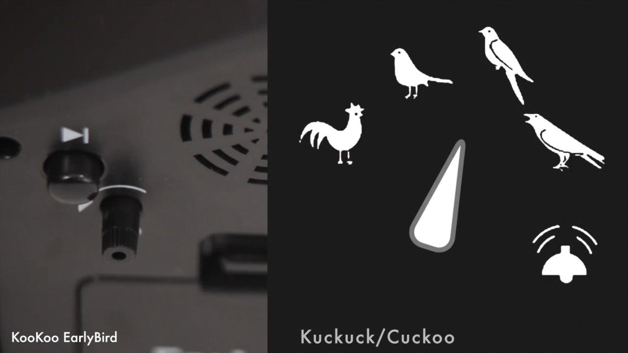 KooKoo Wecker mit Vogelstimmen Varianten