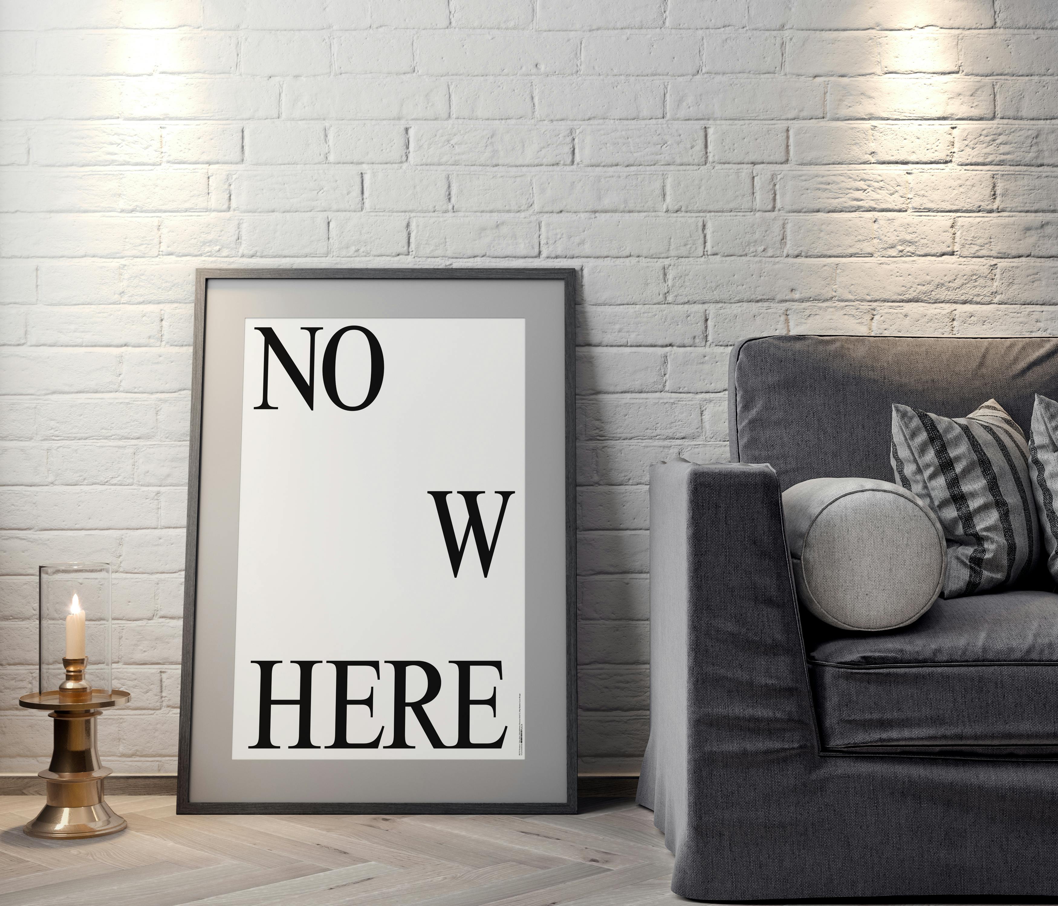 Poster  ST - NO WHERE / NOW HERE 