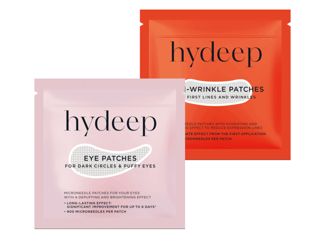 hydeep Microneedle Anti-Wrinkle / Eye Patches 2er Bundle