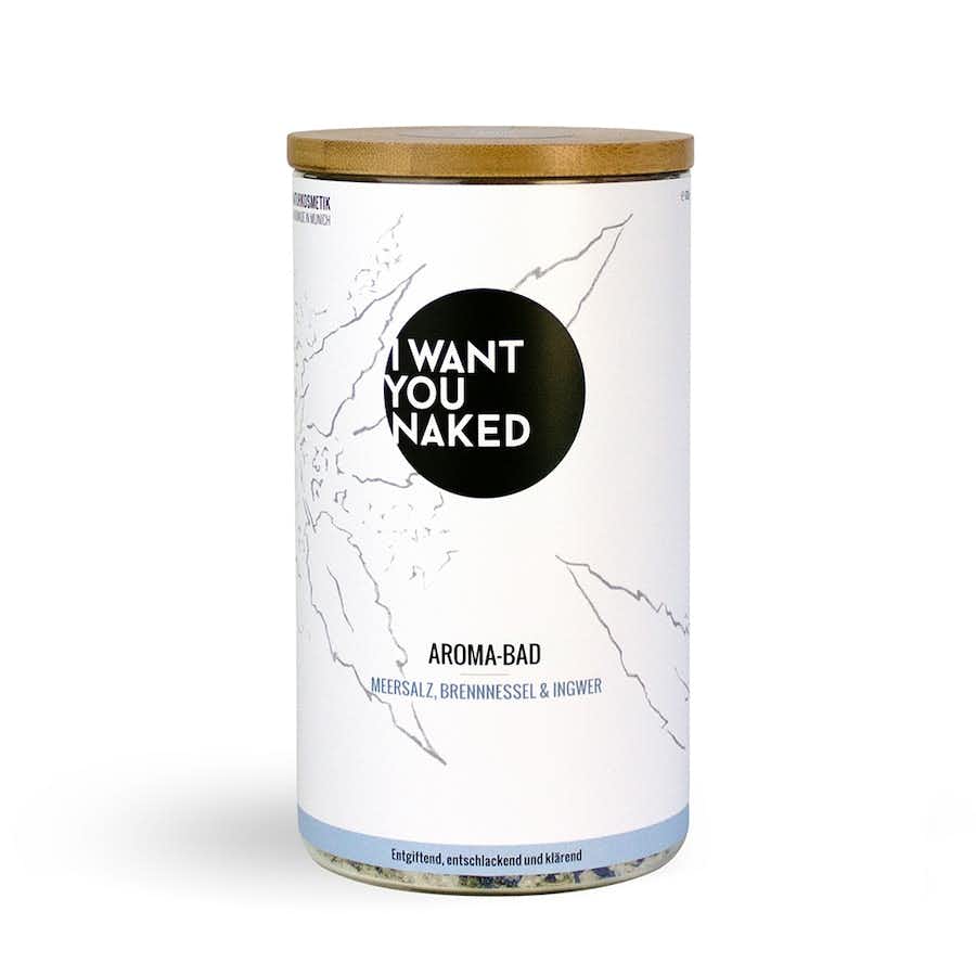 I Want You Naked- Aroma-Bad mit Brennnessel & Ingwer Freisteller