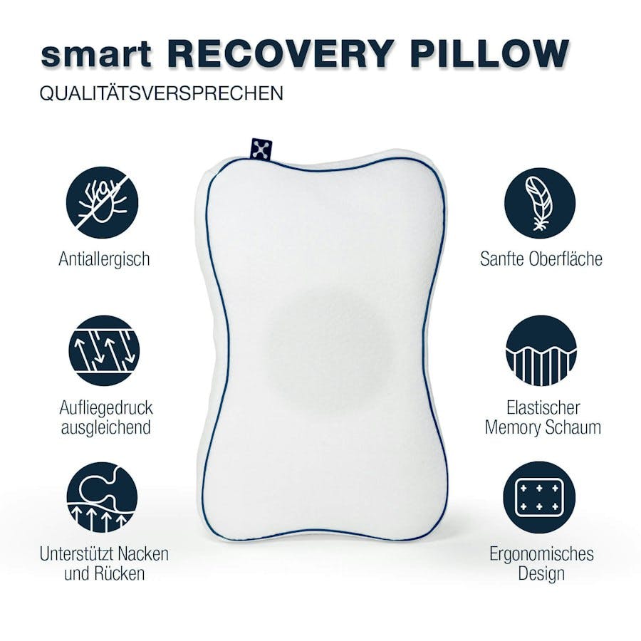 smart recovery pillow smartsleep bullet points