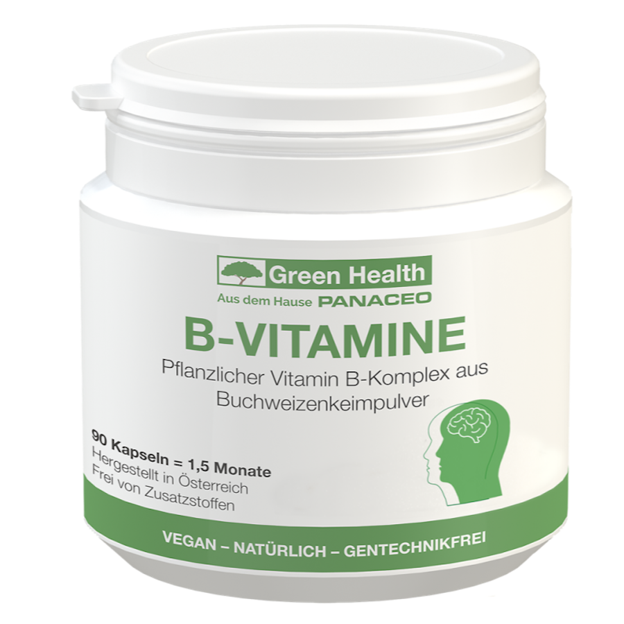 B-Vitamine Kapseln, 90 Stück - für unser Wohlbefinden auf allen Ebenen
