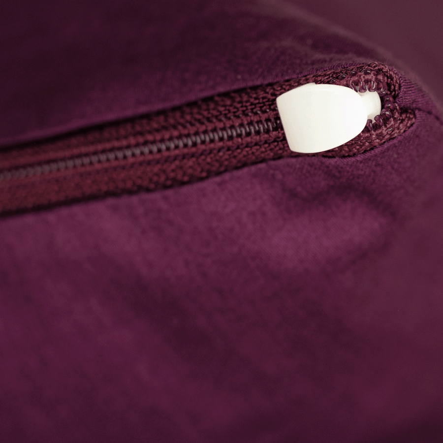 mysheepi pillowcase herbstbeere zipper detail