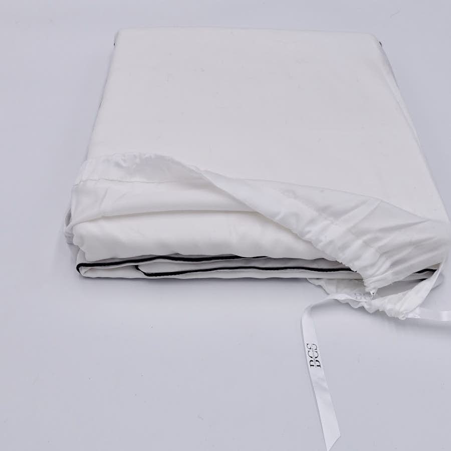 BCS Bettwäsche Tencel Weiß  weißer Hintergrund