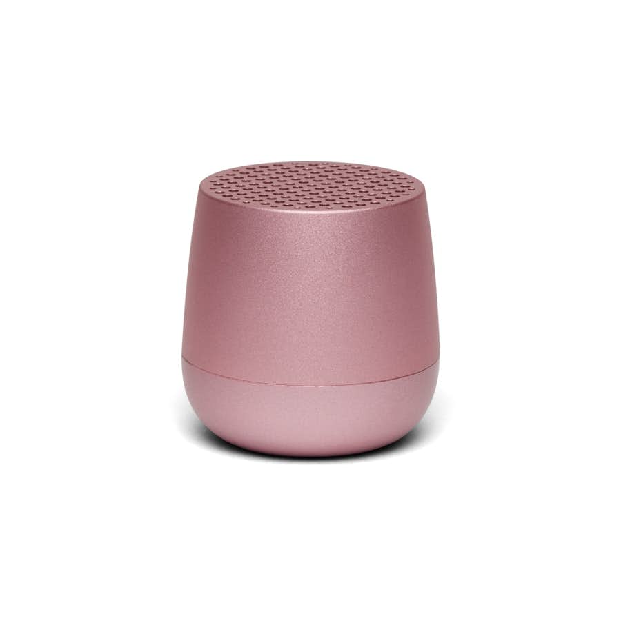 Lexon Mino+ Lautsprecher pink weißer Hintergrund