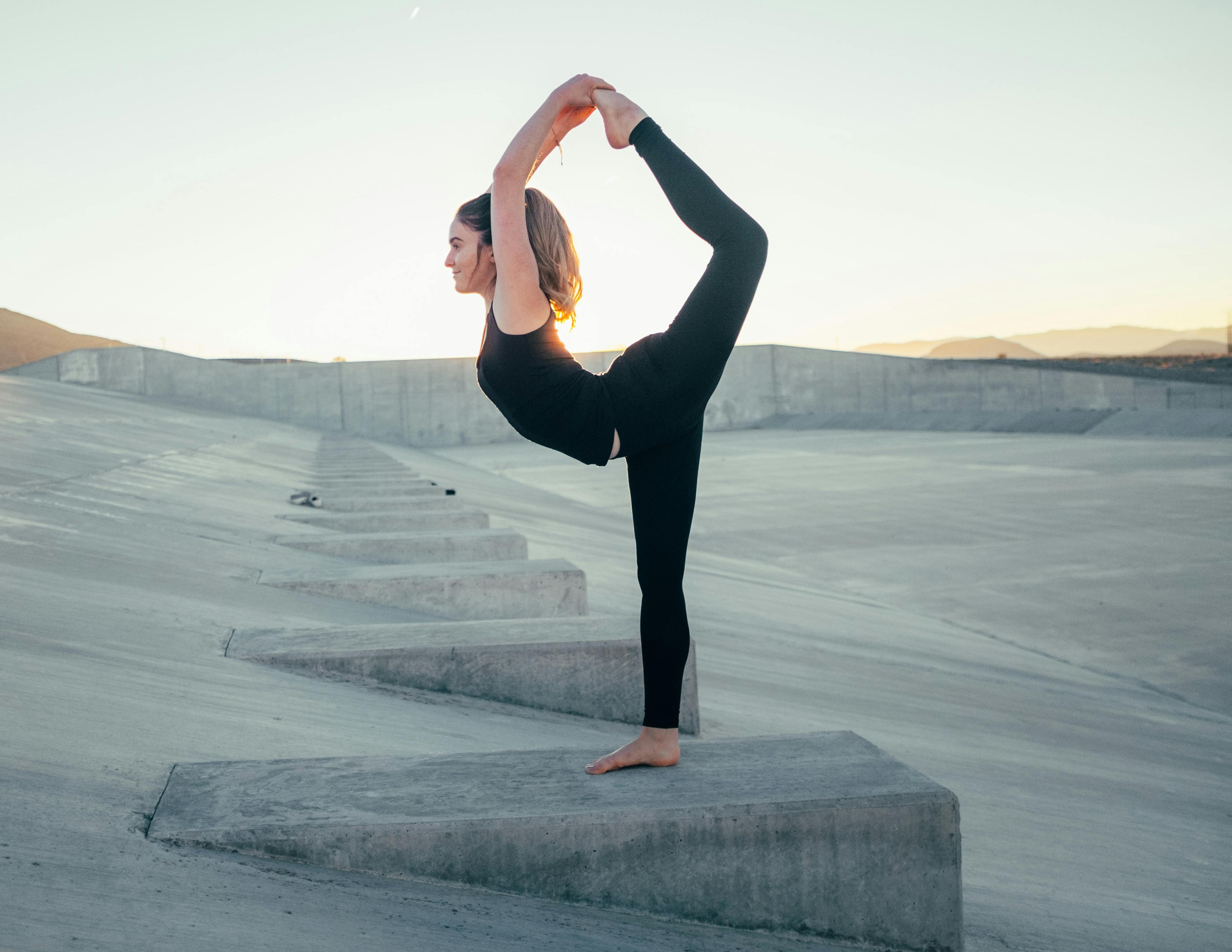 Yoga-Pose Krieger